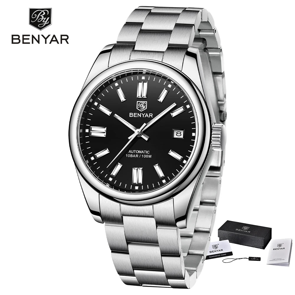 BENYAR Automatic Stainless Steel Diver Watch