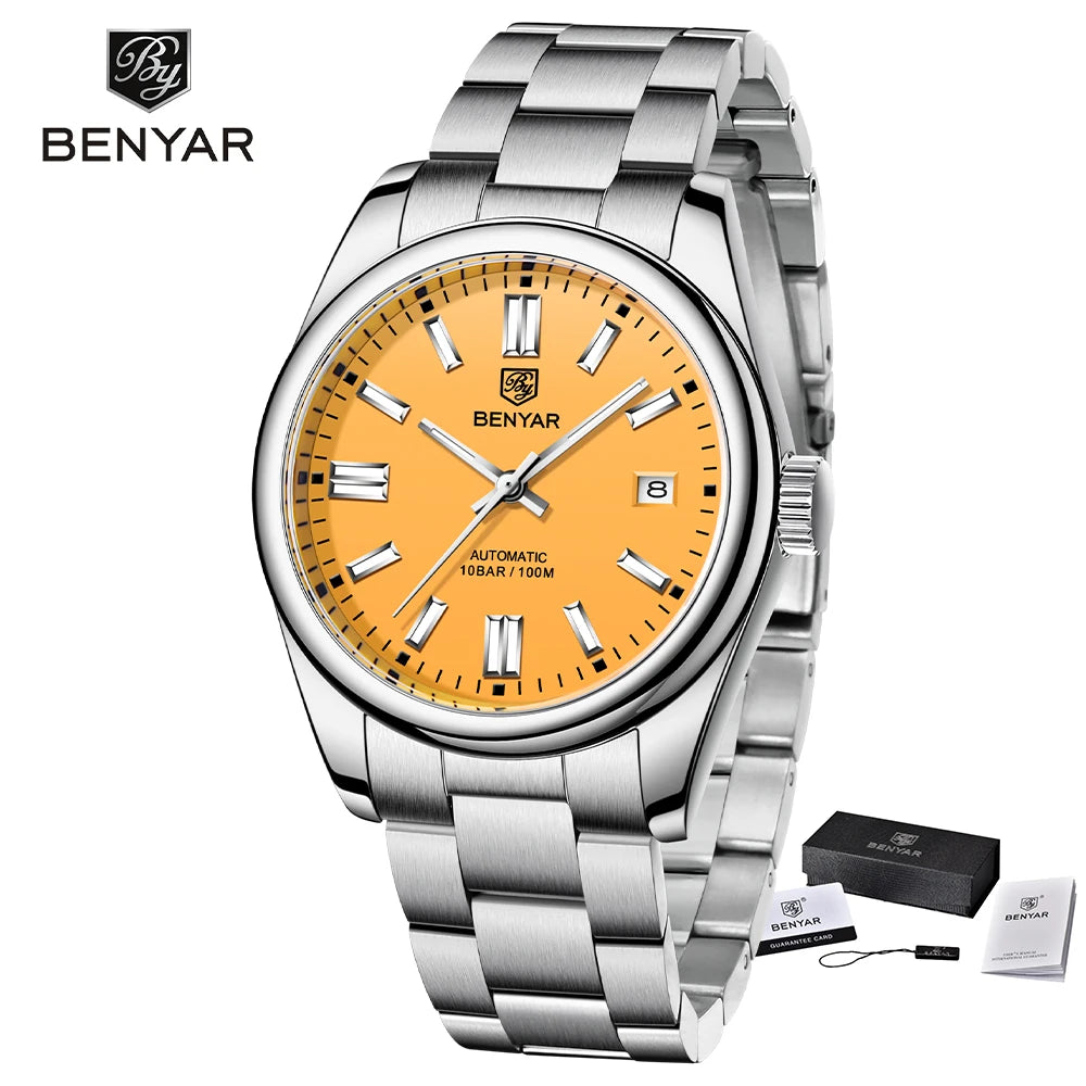 BENYAR Automatic Stainless Steel Diver Watch