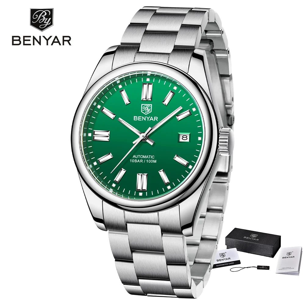 BENYAR Automatic Stainless Steel Diver Watch