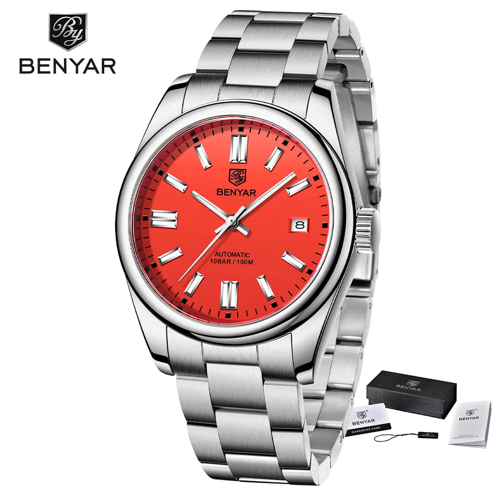 BENYAR Automatic Stainless Steel Diver Watch