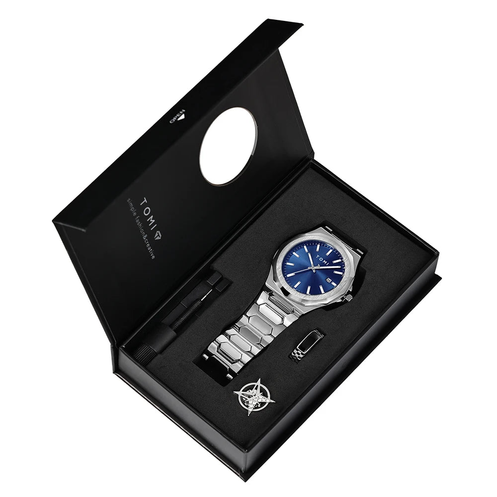 TOMI Rose Gold Business Quartz Watch