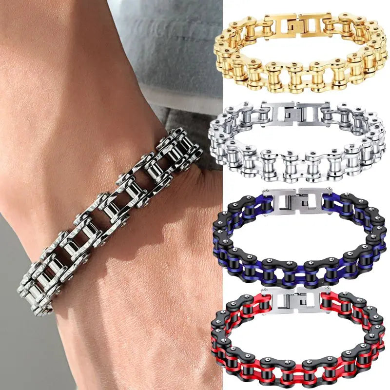 Punk Rock Stainless Steel Bracelet