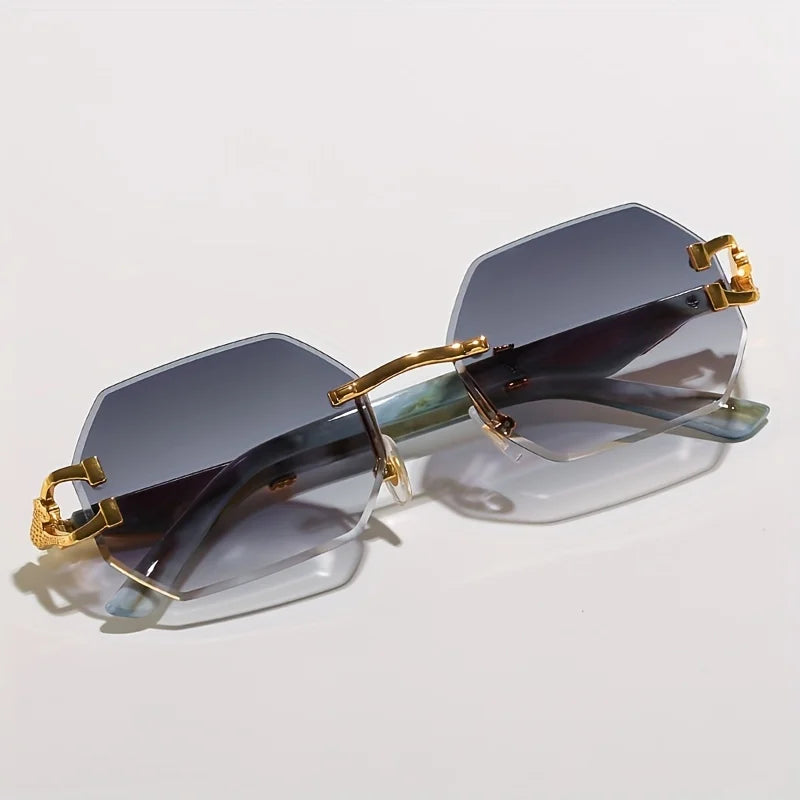 Geometric Leopard Sport Glasses