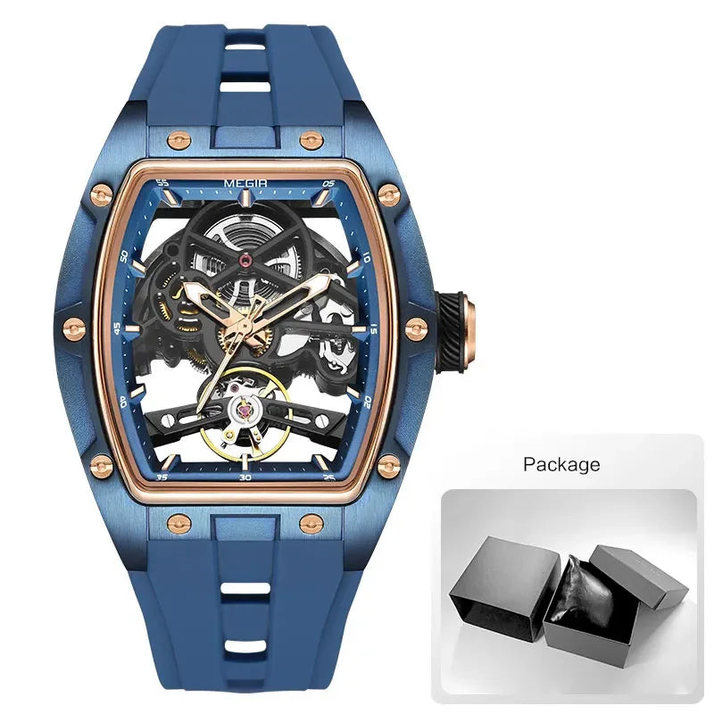 MEGIR Men’s Automatic Skeleton Sport Watch