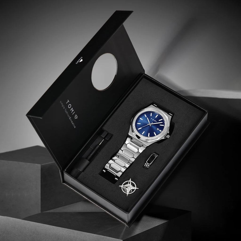 TOMI Rose Gold Business Quartz Watch