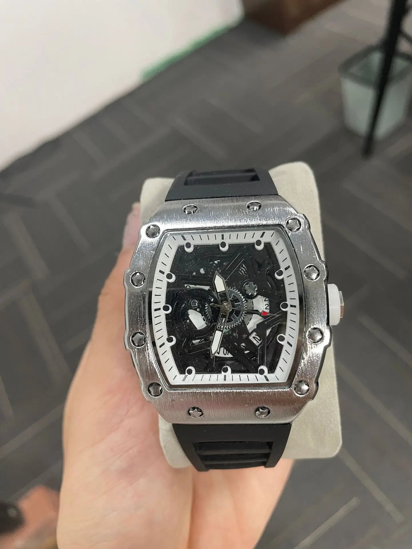 Pentagram Luminous Tonneau Quartz Watch