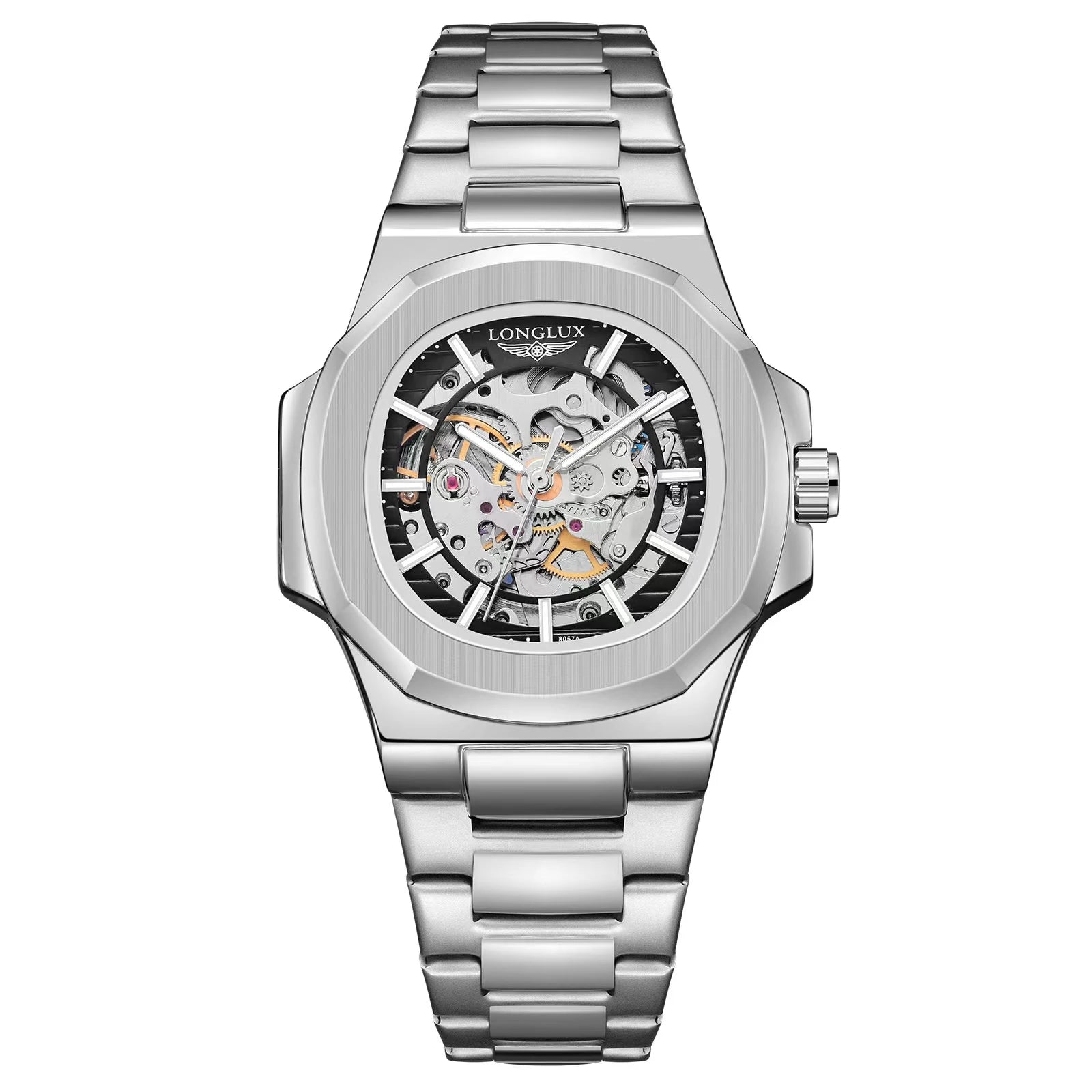 LONGLUX Irregular Skeleton Mechanical Watch