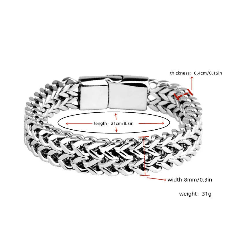 Stainless Steel Magnetic Bracelet