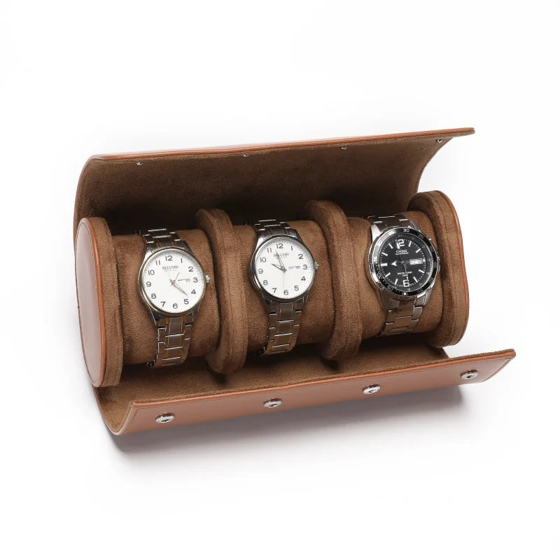 3 different sizes Embers Leather Watch Roll