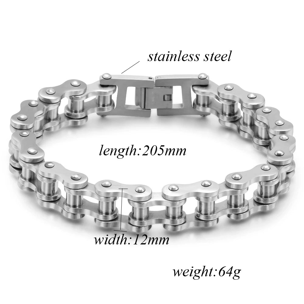 Punk Rock Stainless Steel Bracelet