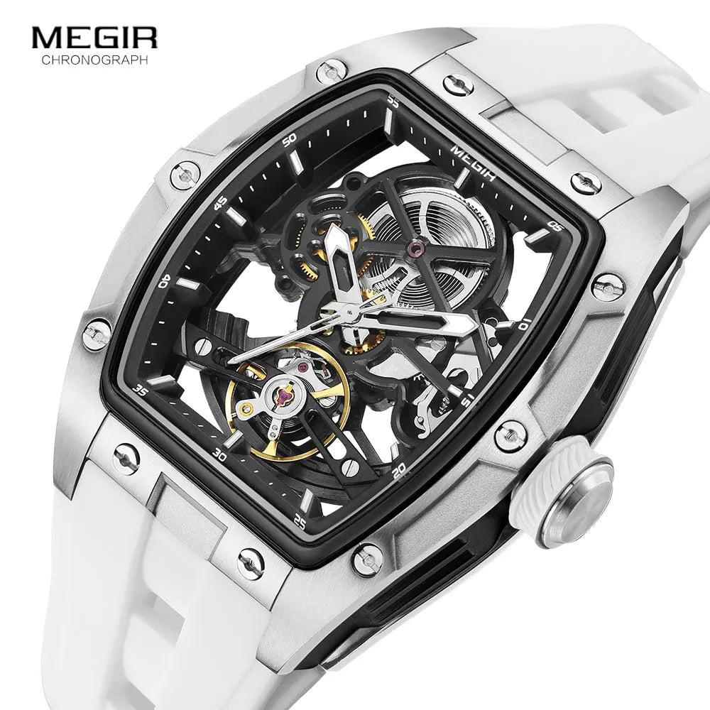 MEGIR Men’s Automatic Skeleton Sport Watch