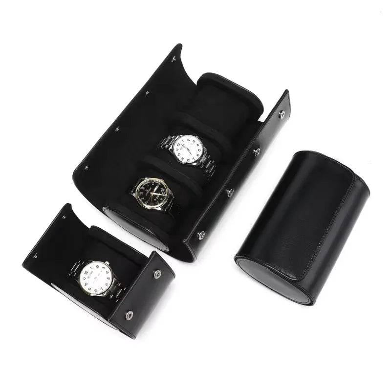 3 different sizes Embers Leather Watch Roll