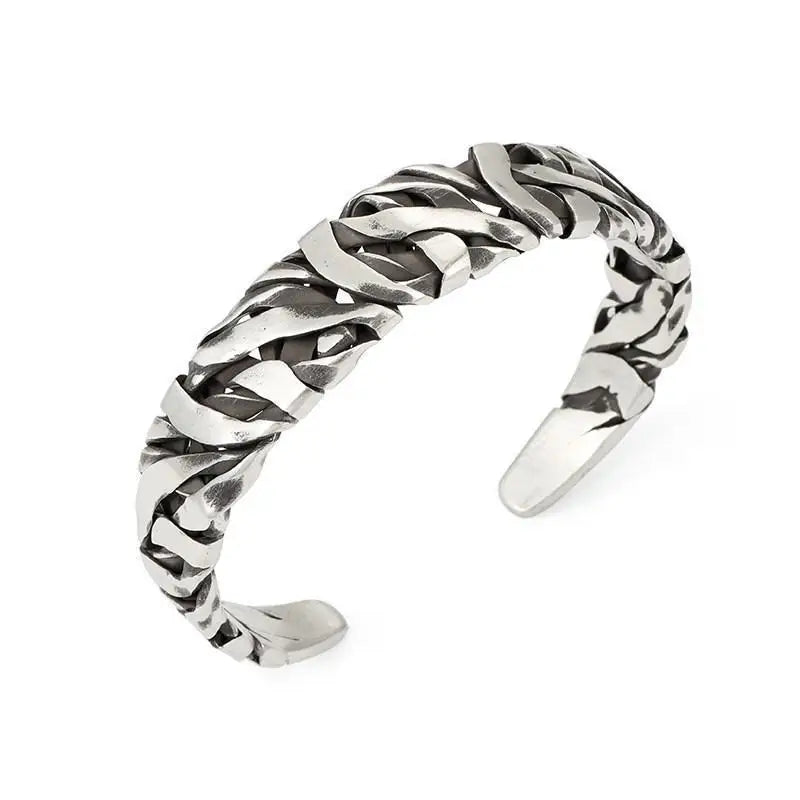 Retro C-Shaped Men Cuff