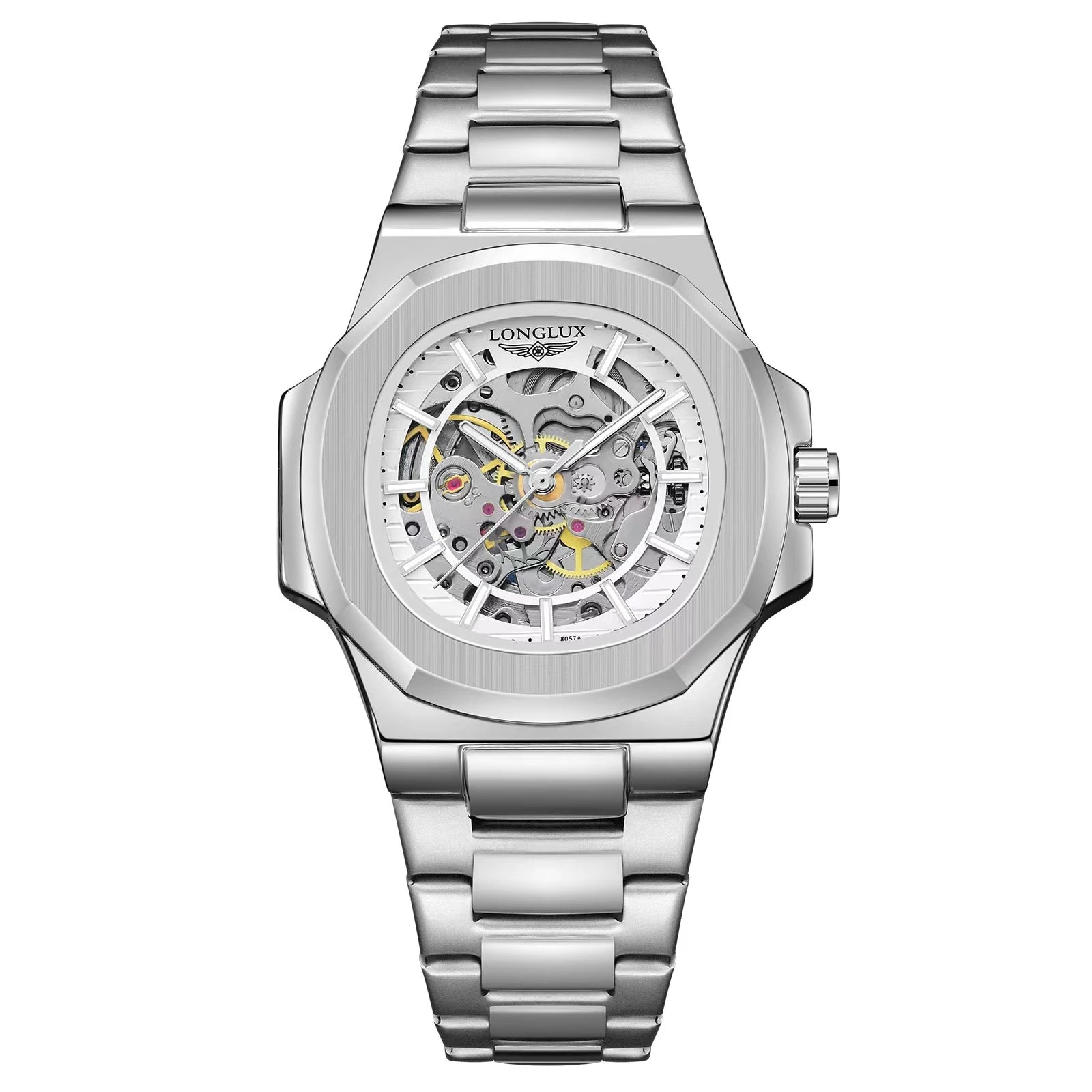 LONGLUX Irregular Skeleton Mechanical Watch