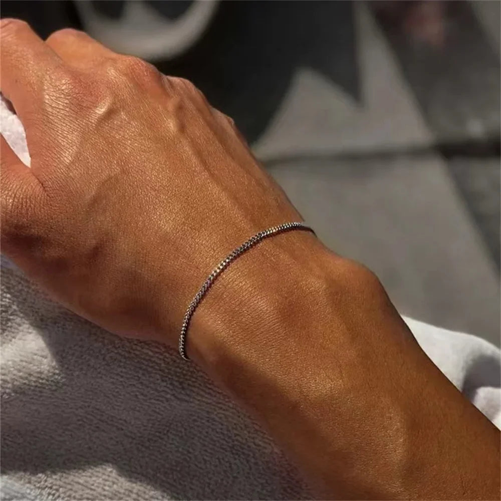 3mm Stainless Steel Cuban Bracelet