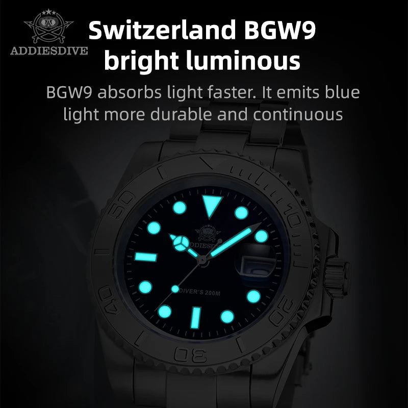 ADDIESDIVE BGW9 Luminous Diver Watch