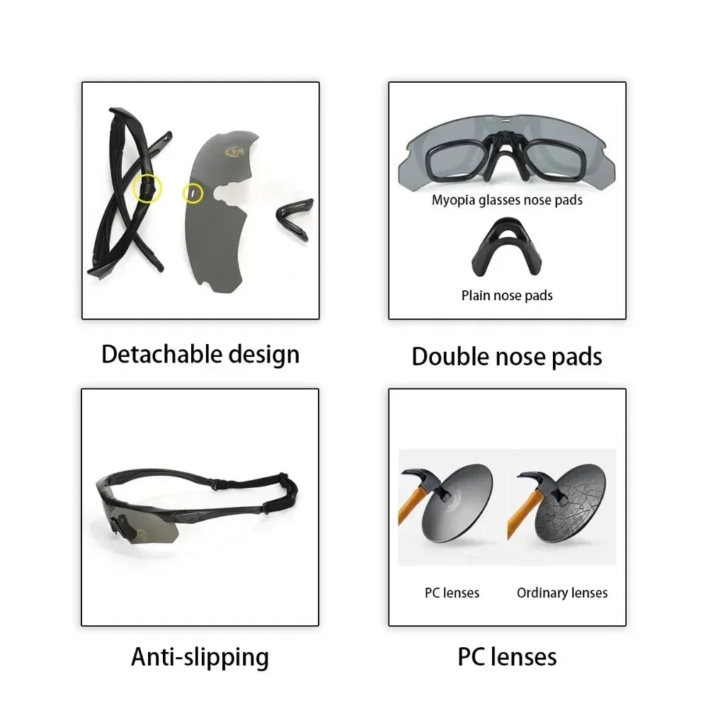 Military Tactical Airsoft Goggles