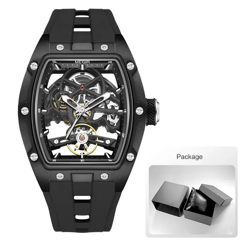 MEGIR Men’s Automatic Skeleton Sport Watch
