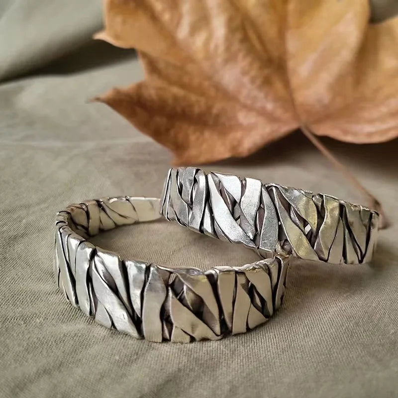 Retro C-Shaped Men Cuff