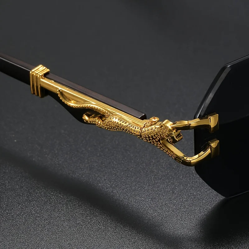 Geometric Leopard Sport Glasses