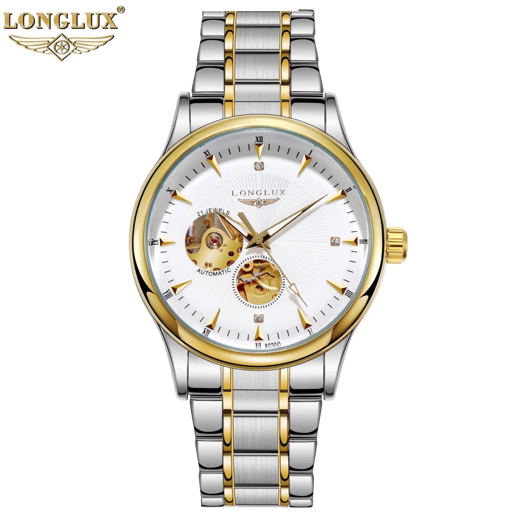 LONGLUX Automatic Skeleton Luxury Watch