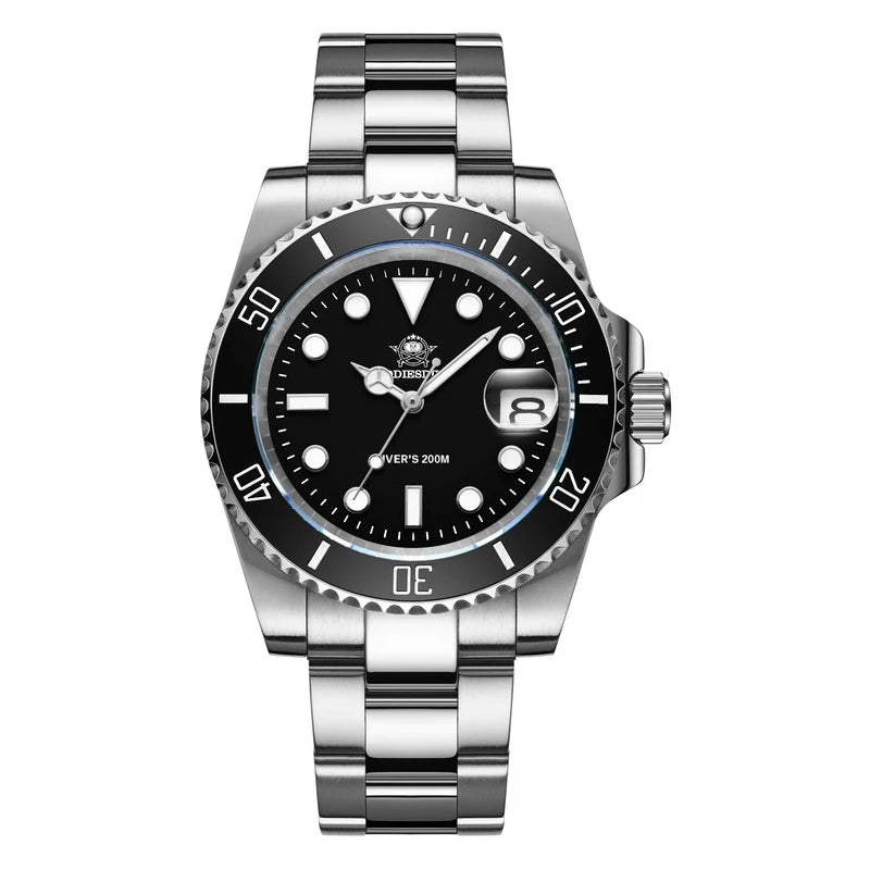 ADDIESDIVE Stainless Steel Business Diver Watch