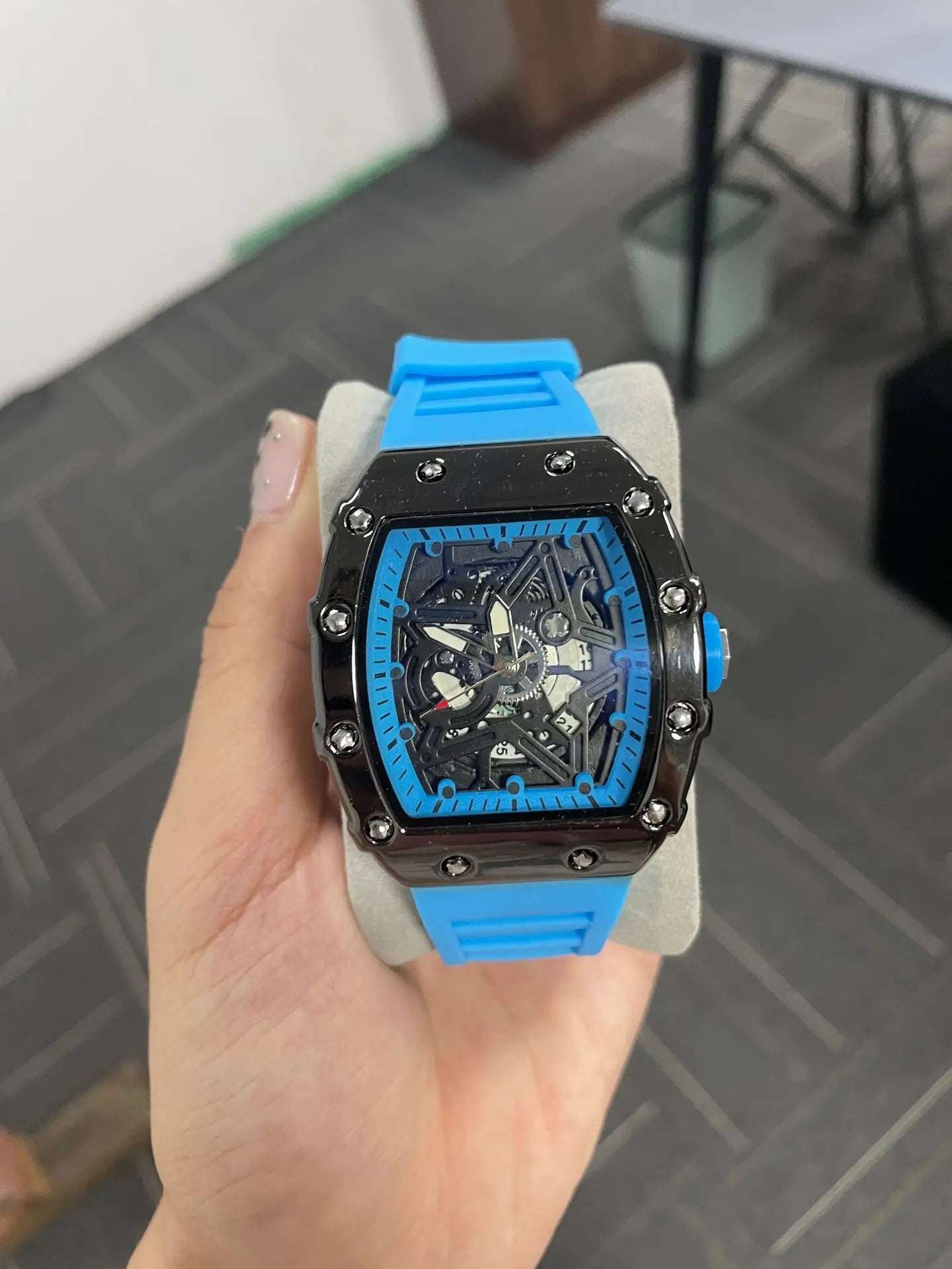 Pentagram Luminous Tonneau Quartz Watch